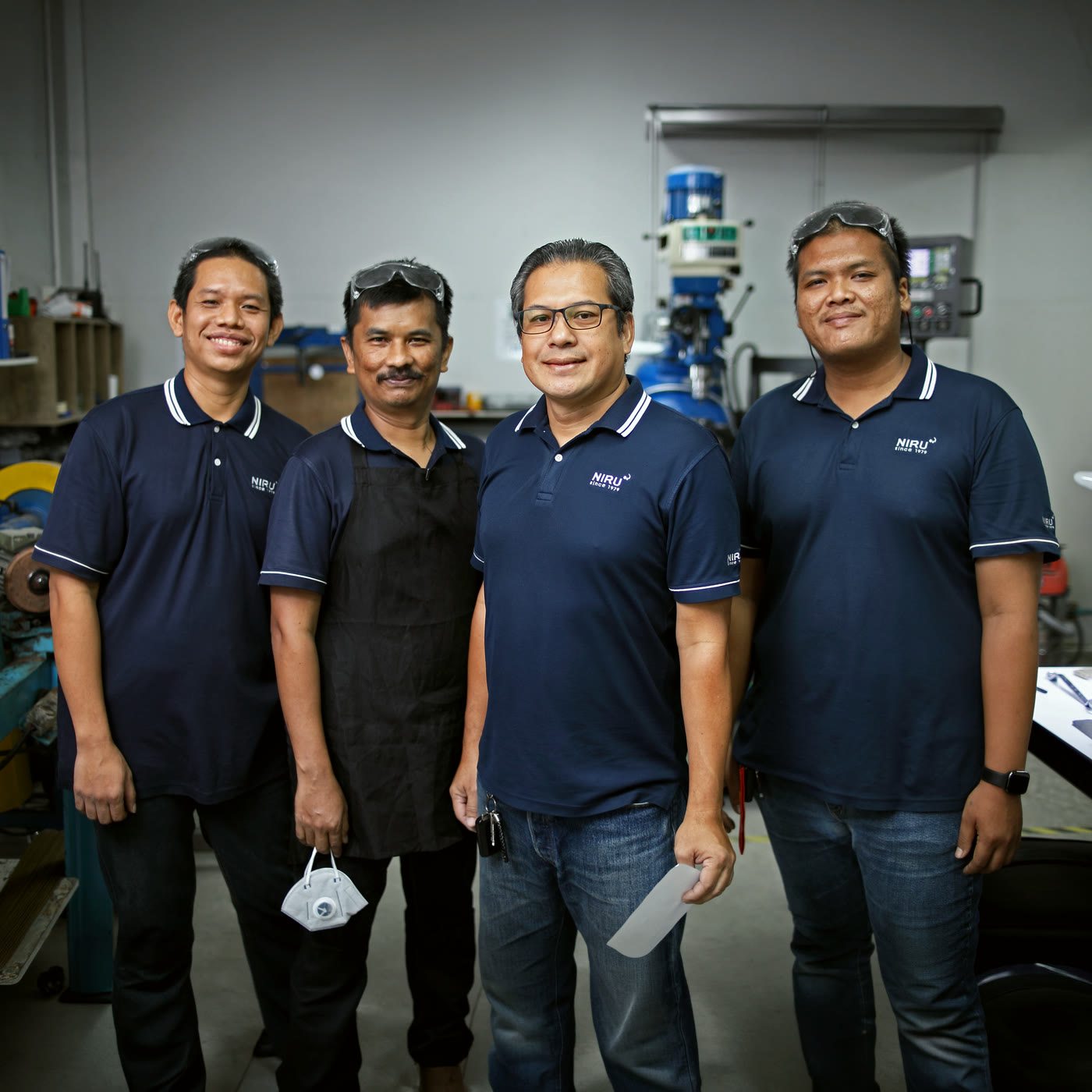 The NIRU Precision Engineering Atelier team in the Bangkok workshop