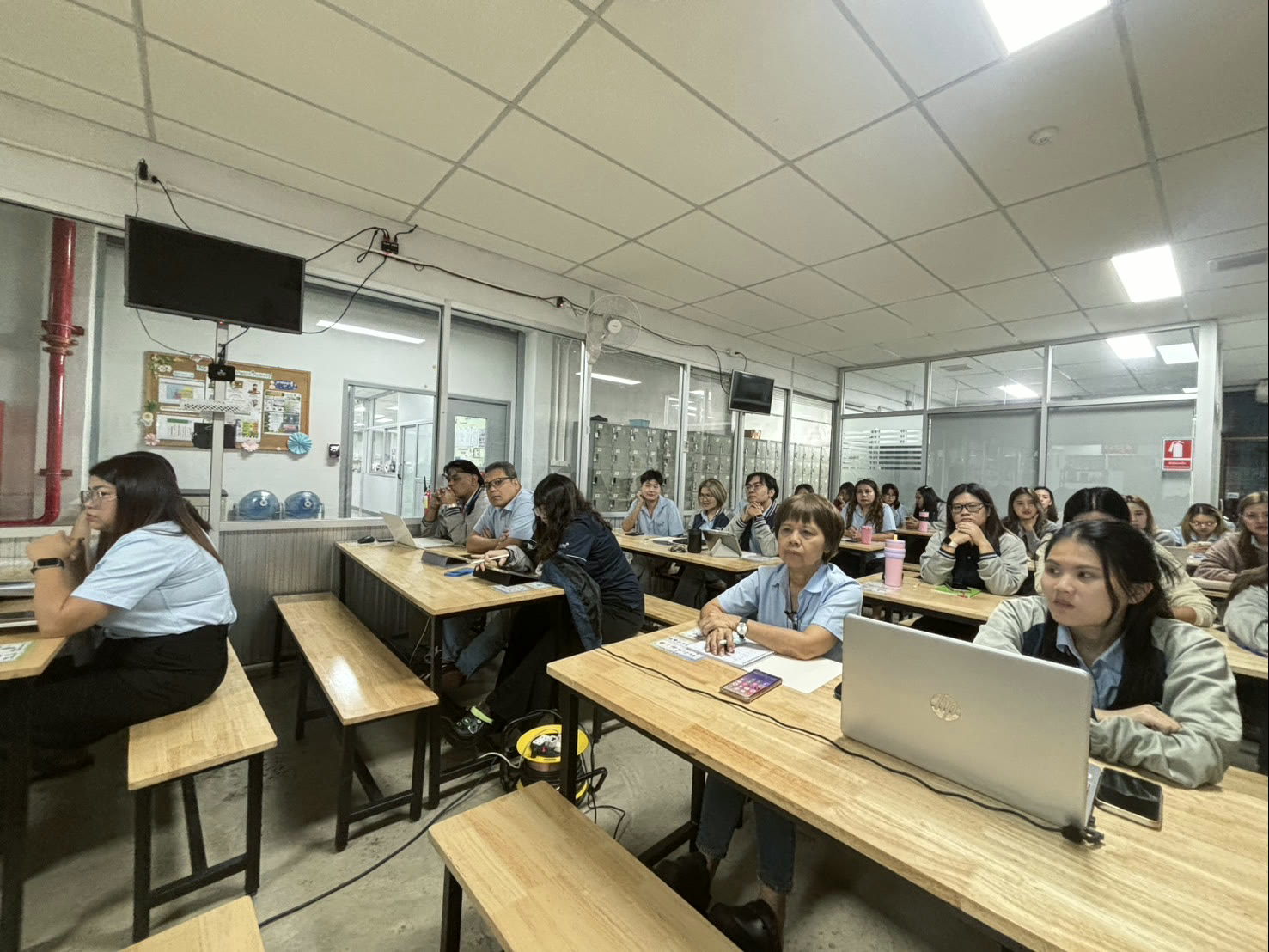 Employees attending a NIRU Academy training session